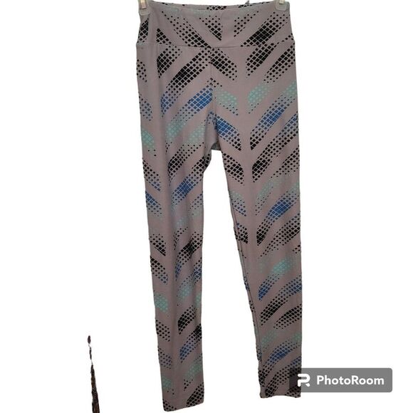 LuLaRoe Fancy Stripes Leggings - Picture 1 of 4